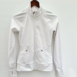 Lolë White Athletic Full Zip Jacket Size XS